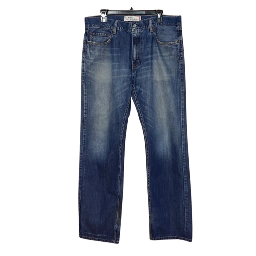 Levi’s Mens Relaxed & Straight Jeans - Blue - Size 36 x 34